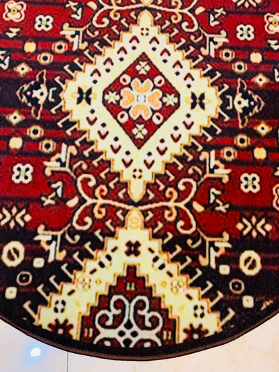 TRADITIONAL PRINT ROUND RUG