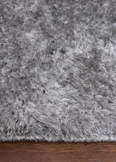 IMPORTED GREY SHAGGY RUG