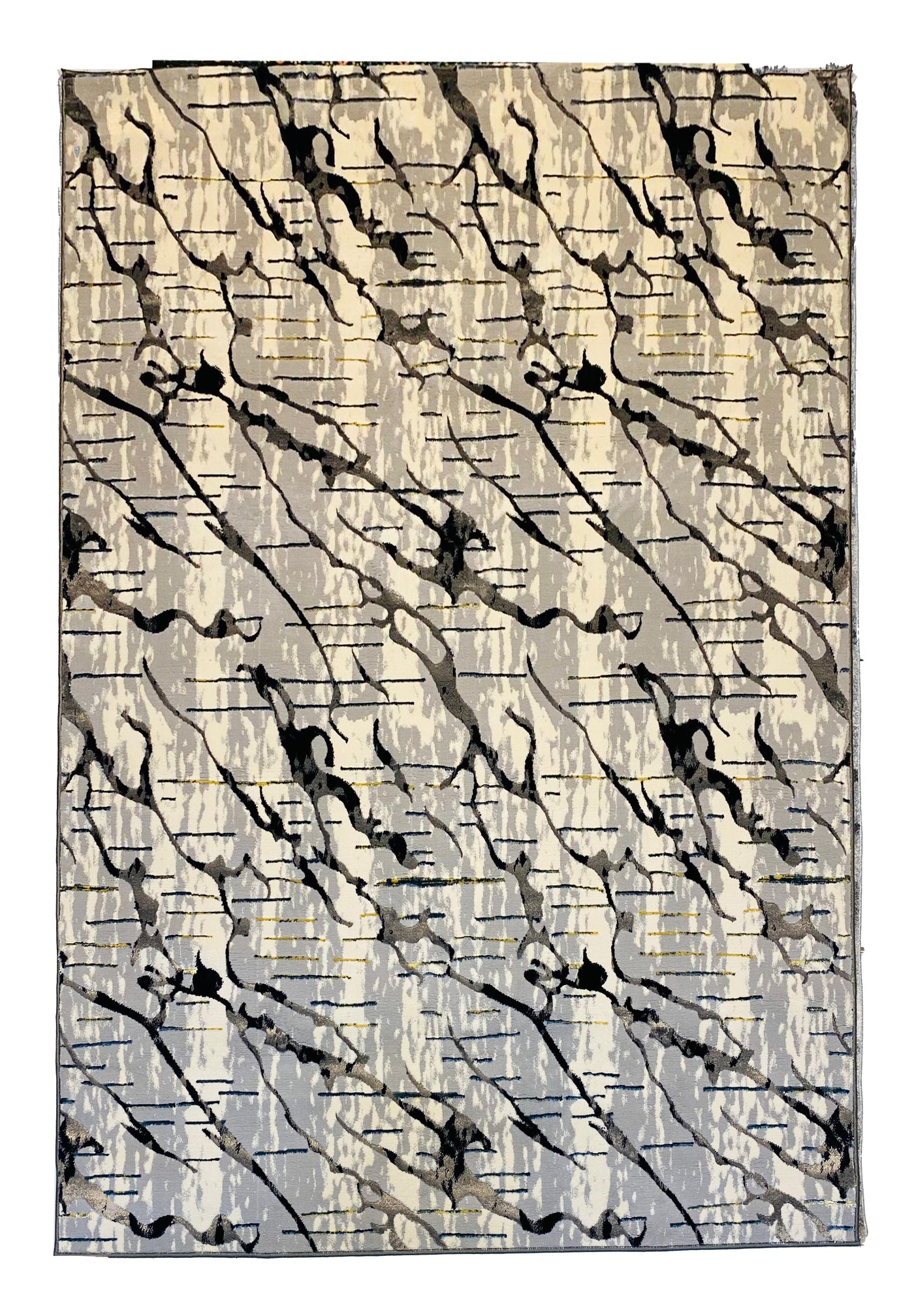 MODERN SHINING-POLYPROPYLENE YARN RUG (GREY)
