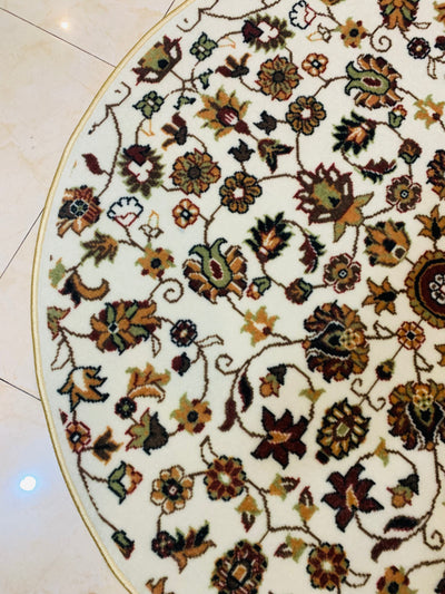 TRADITIONAL PRINT ROUND RUG
