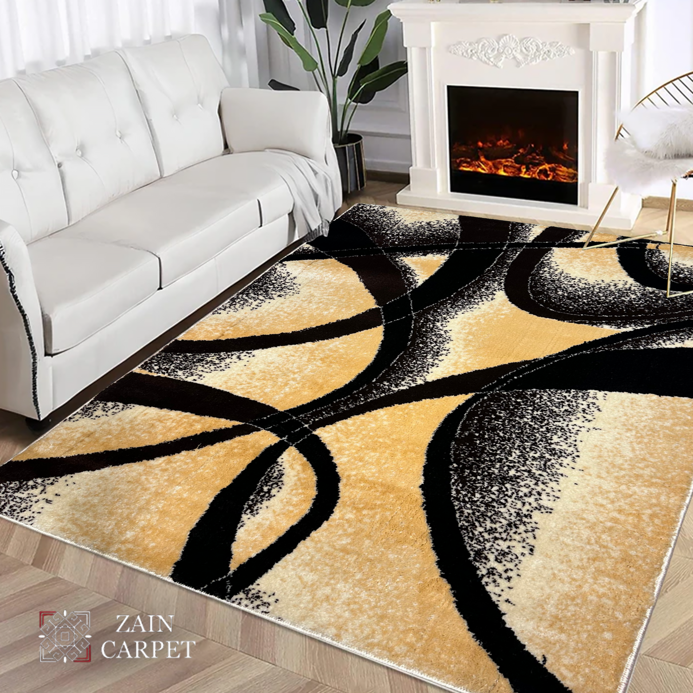 MODERN POLYPROPYLENE YARN RUG