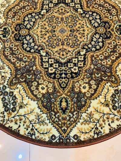 TRADITIONAL PRINT ROUND RUG