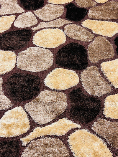 IMPORTED TURKISH-EMBOSSED SHAGGY RUG