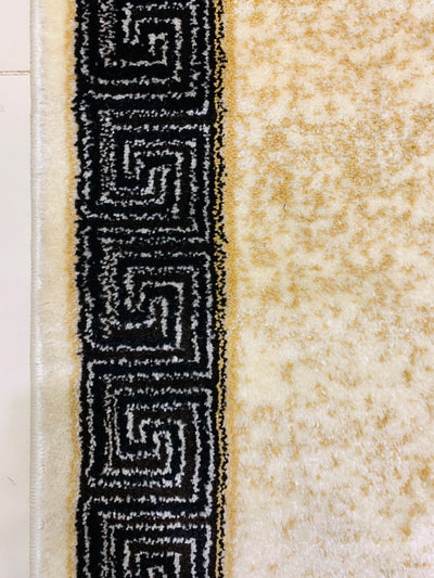 Versace-Modern Polypropylene Runner 2.6 Ft Width X 6.6 Ft Length