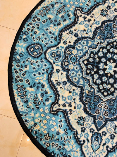 TRADITIONAL PRINT ROUND RUG