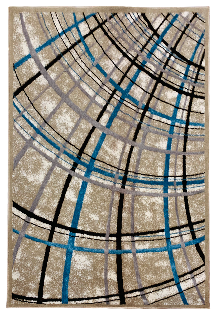 SUPER-SOFT MODERN POLYPROPYLENE YARN RUG (Article#ZX1990)