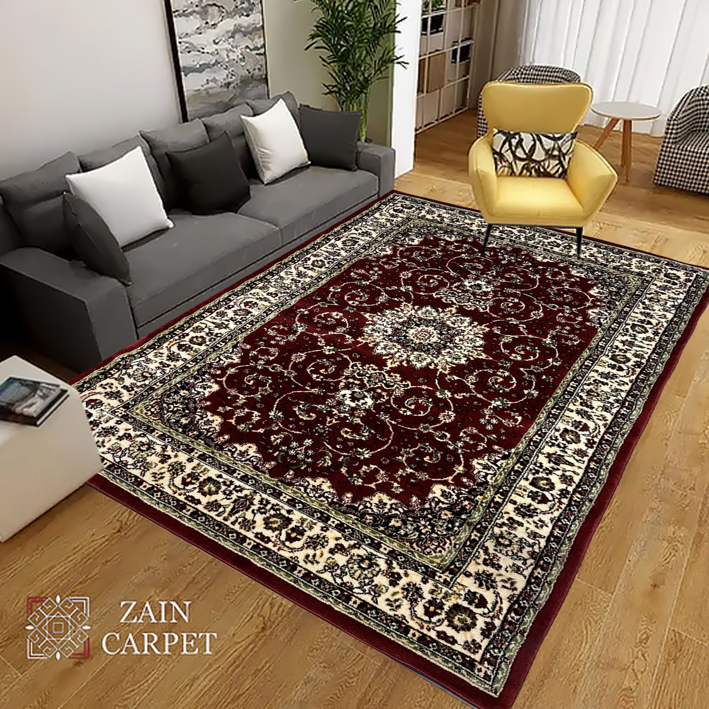 TRADITIONAL-POLYPROPYLENE YARN RUG