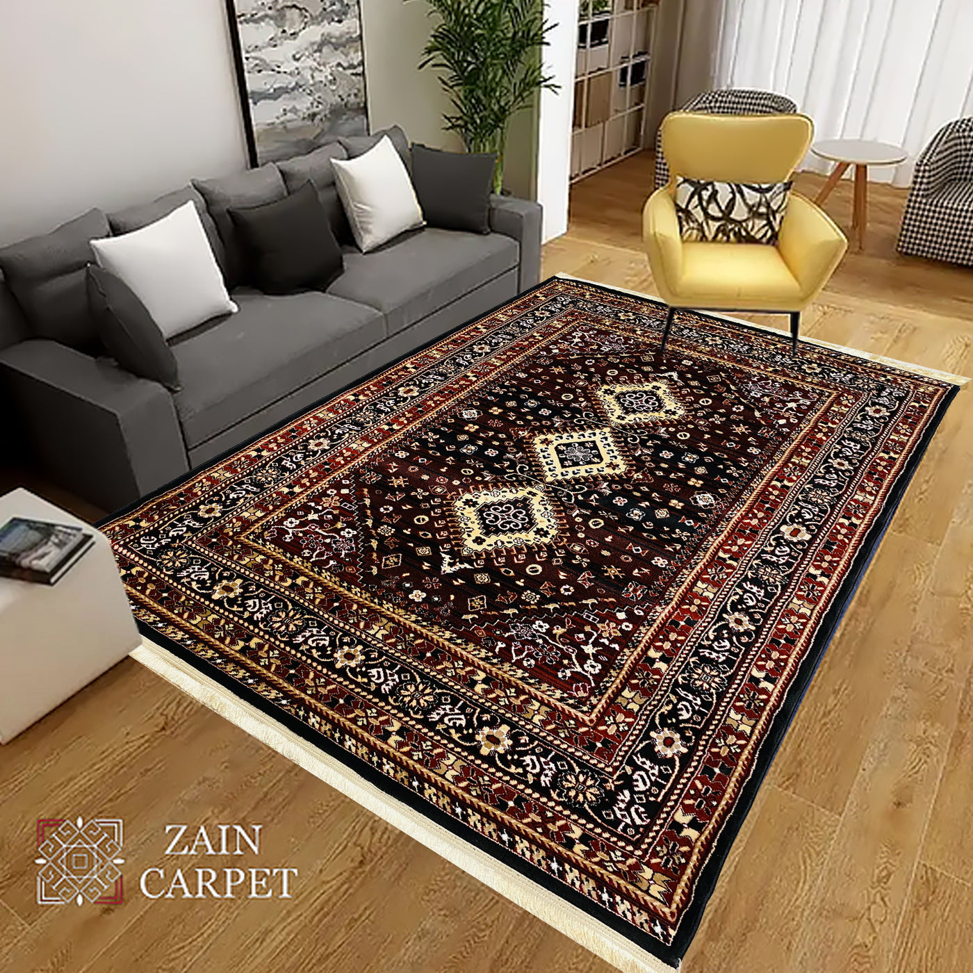 TRADITIONAL-POLYPROPYLENE YARN RUG