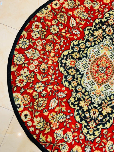 TRADITIONAL PRINT ROUND RUG