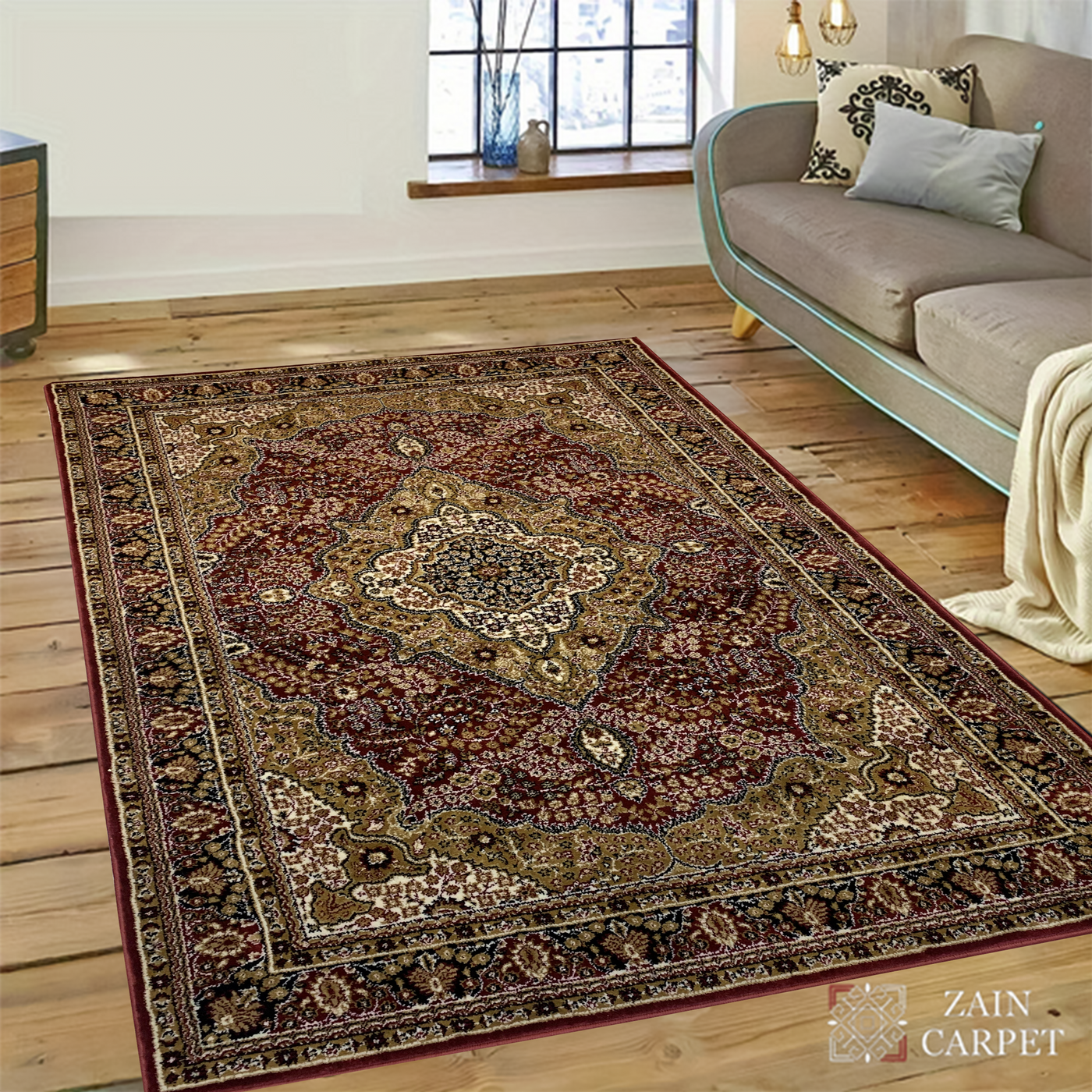 PERSIAN POLYPROPYLENE YARN RUG (Article-F56)