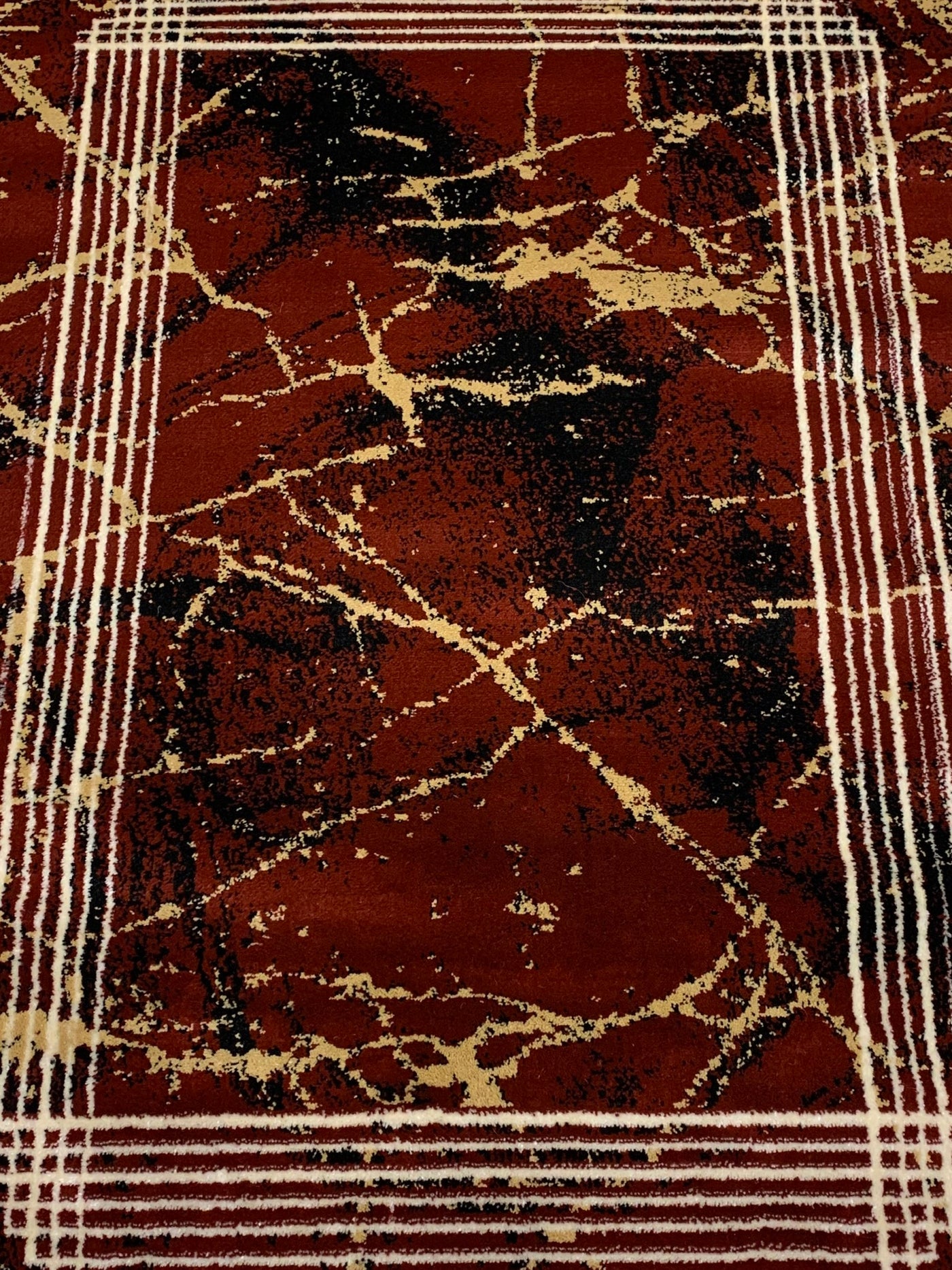 MODERN POLYPROPYLENE YARN RUG (Article#FU341)