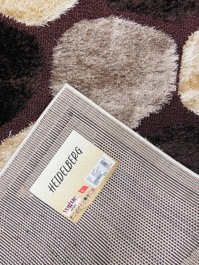 IMPORTED TURKISH-EMBOSSED SHAGGY RUG