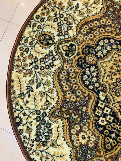 TRADITIONAL PRINT ROUND RUG