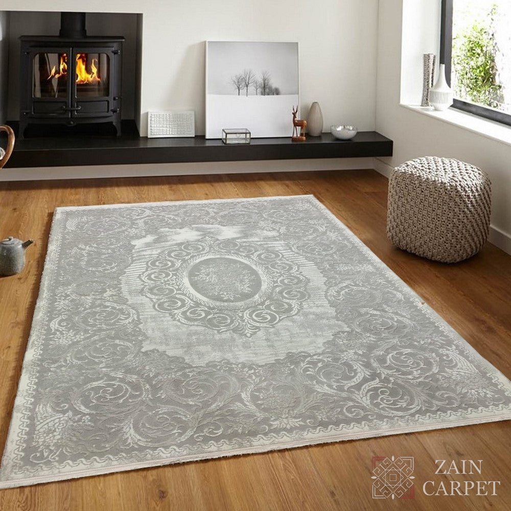 Turkish Embossed Acrylic Rug