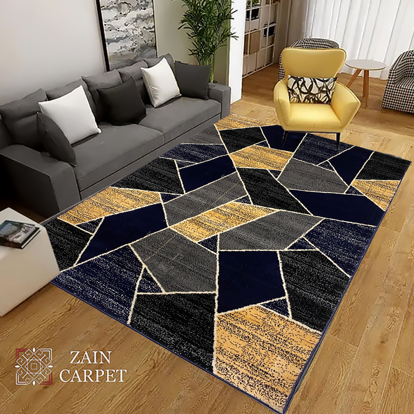 MODERN POLYPROPYLENE YARN RUG