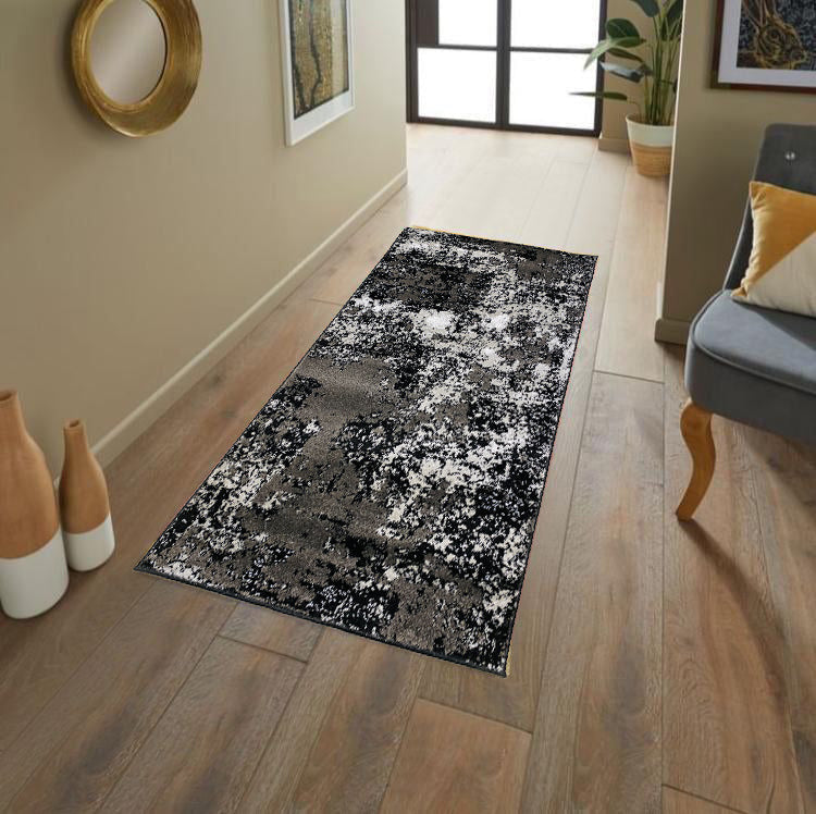 Modern-Polypropylene Runner 2.5 Ft Width X 6.6 Ft Length