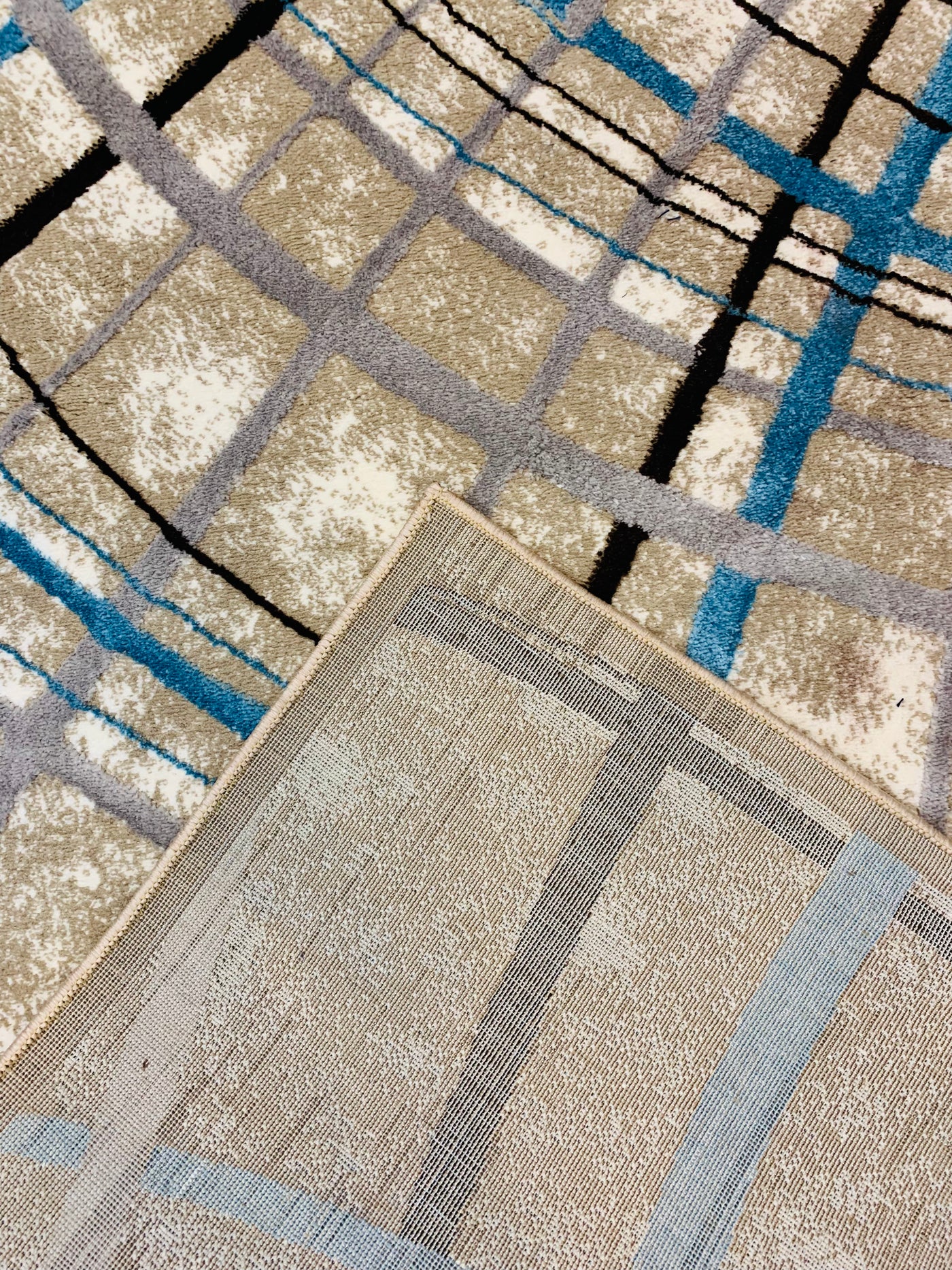 SUPER-SOFT MODERN POLYPROPYLENE YARN RUG (Article#ZX1990)