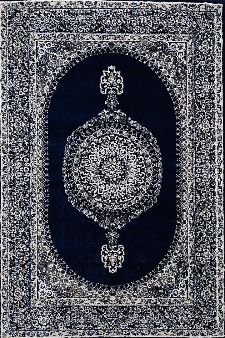 PERSIAN POLYPROPYLENE RUG (NAVY BLUE)