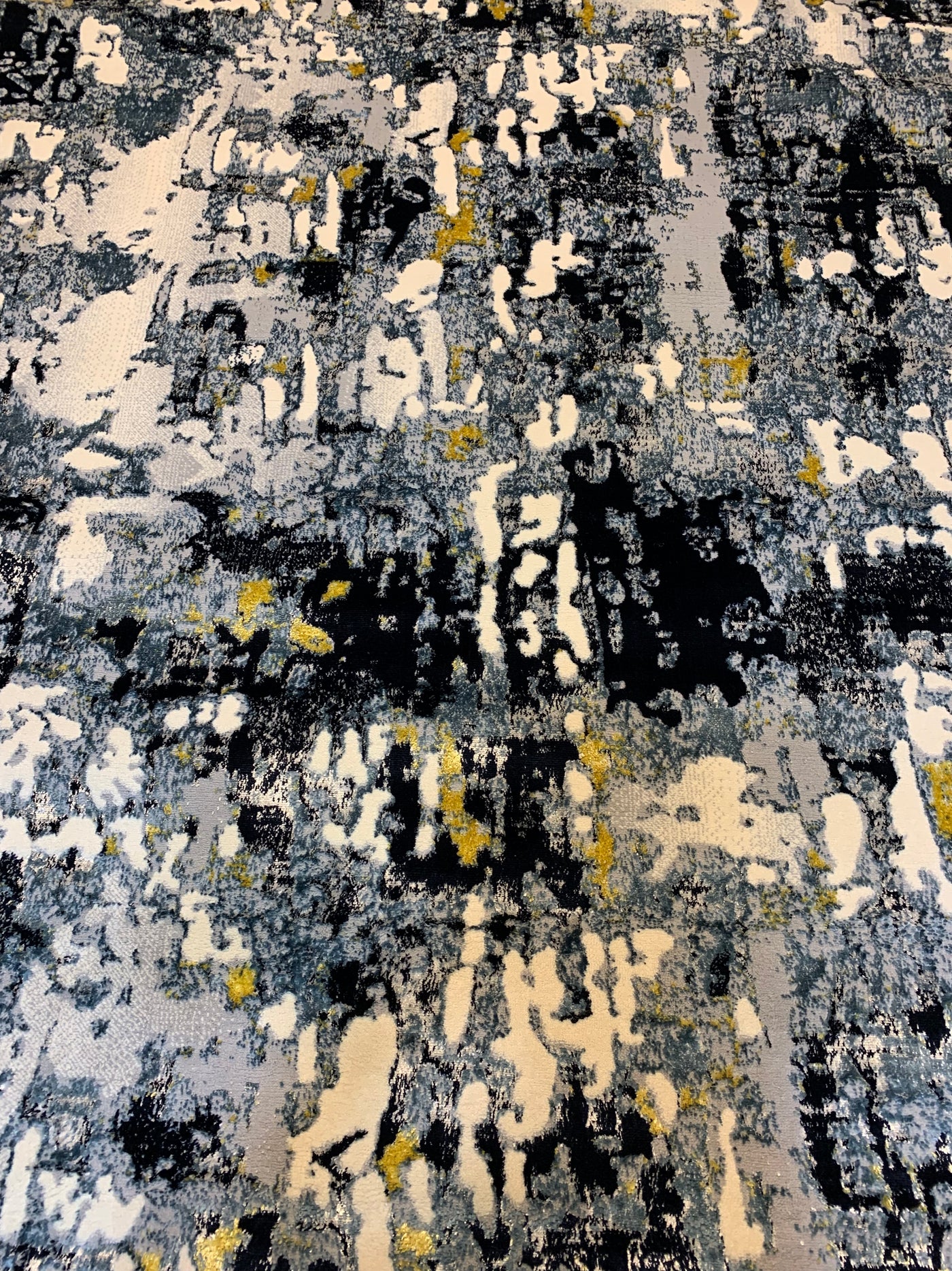 MODERN SHINING-POLYPROPYLENE YARN RUG (BLUE)
