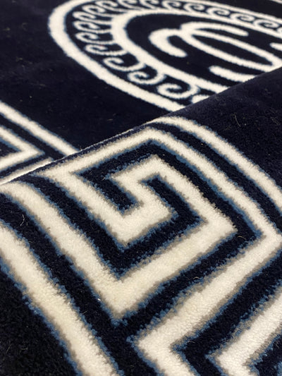 MODERN POLYPROPYLENE RUG (NAVY BLUE)