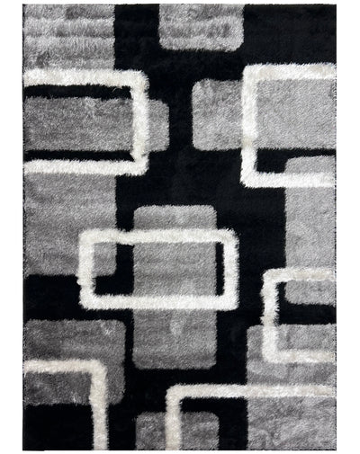 IMPORTED TURKISH-EMBOSSED SHAGGY RUG