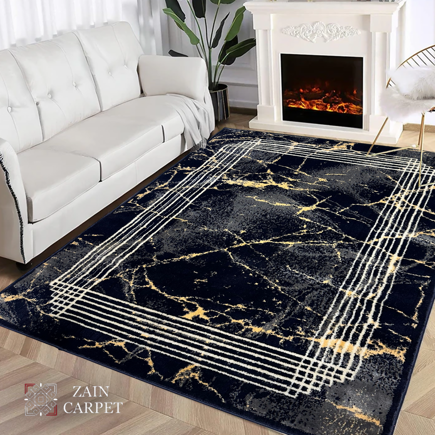 MODERN-POLYPROPYLENE YARN RUG