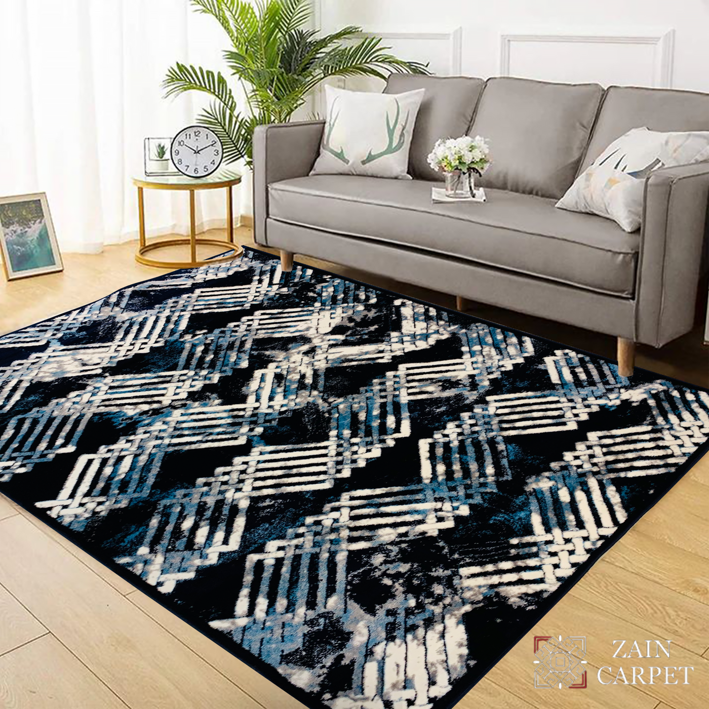 SUPER-SOFT MODERN POLYPROPYLENE YARN RUG (Article#X01)