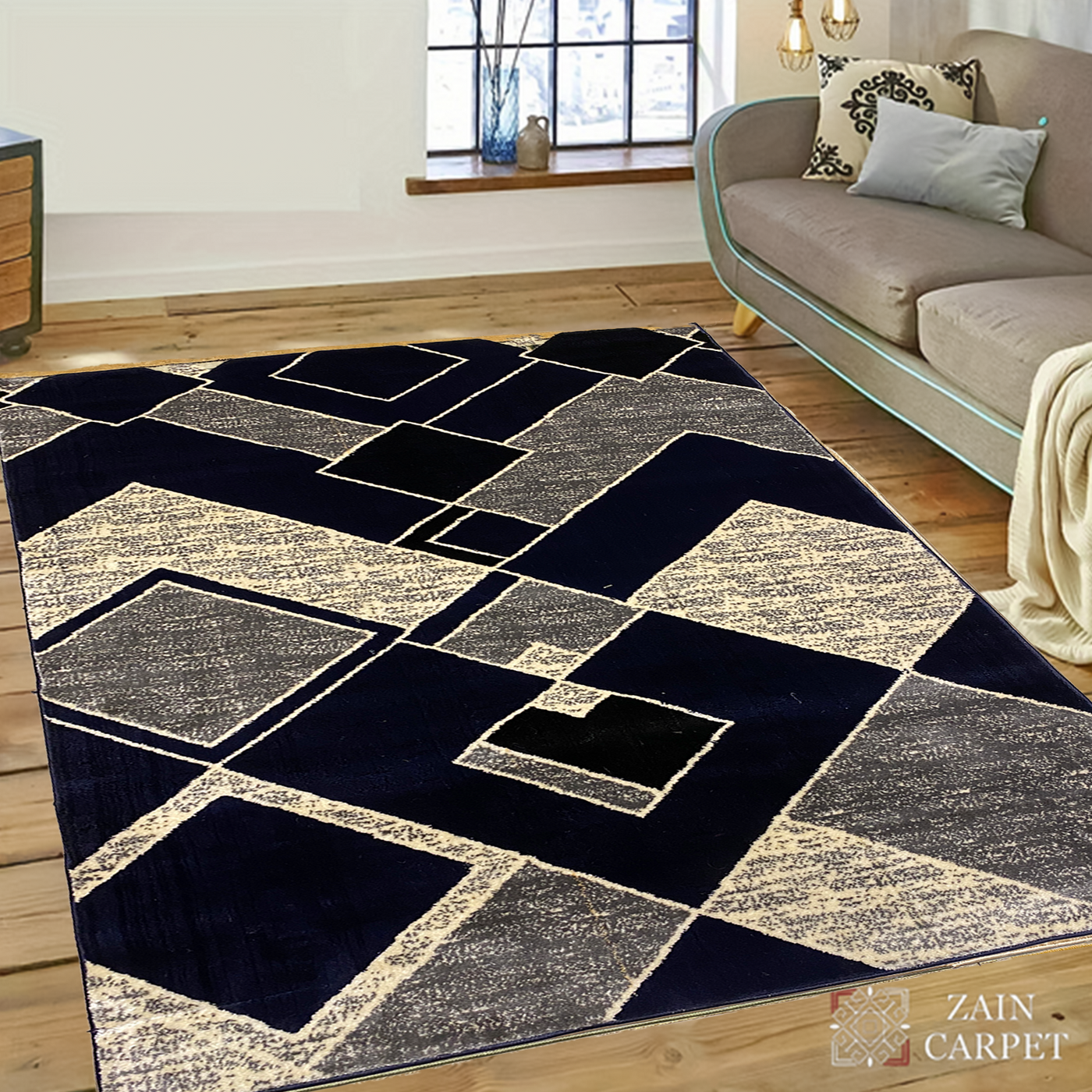 MODERN POLYPROPYLENE YARN RUG