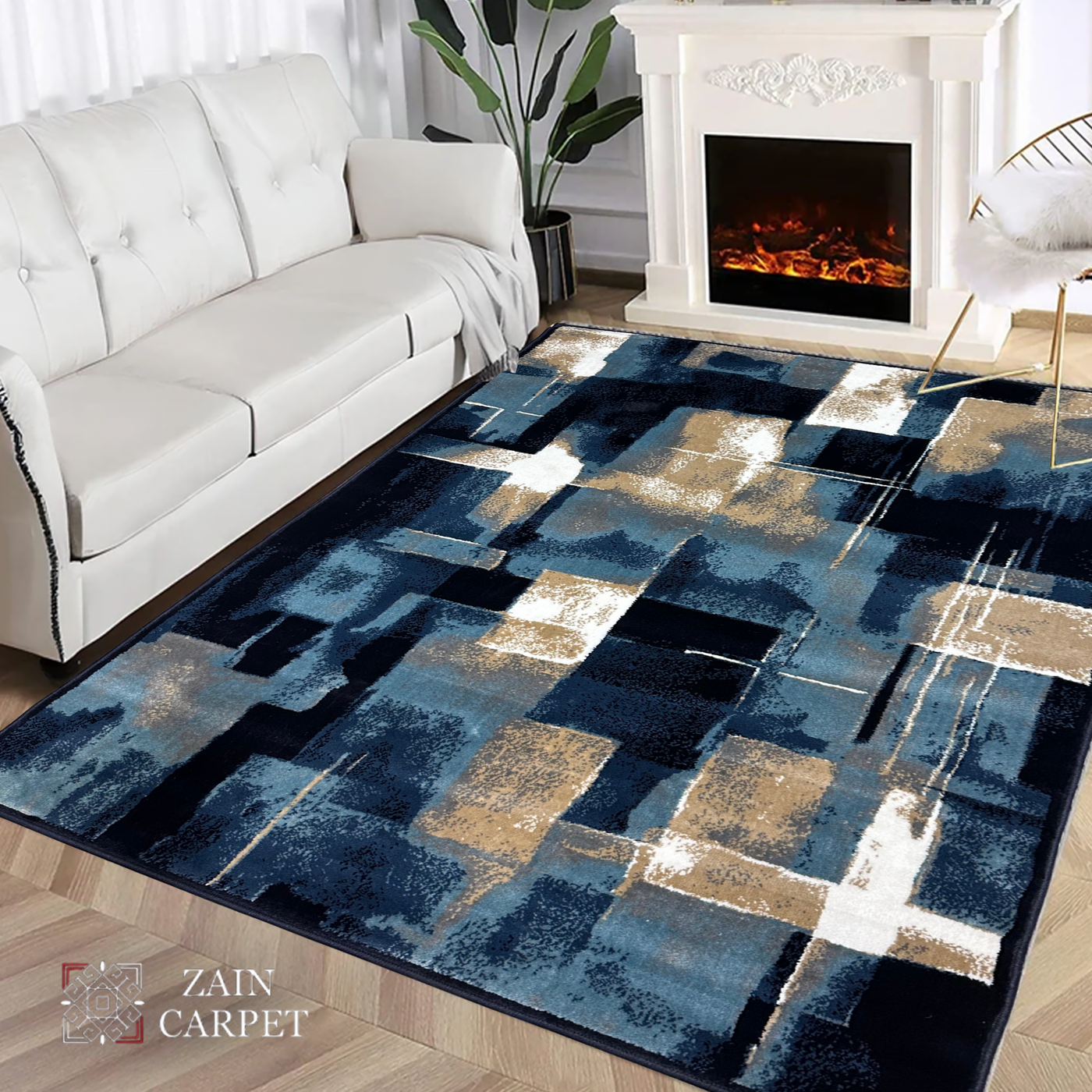 MODERN-POLYPROPYLENE YARN RUG