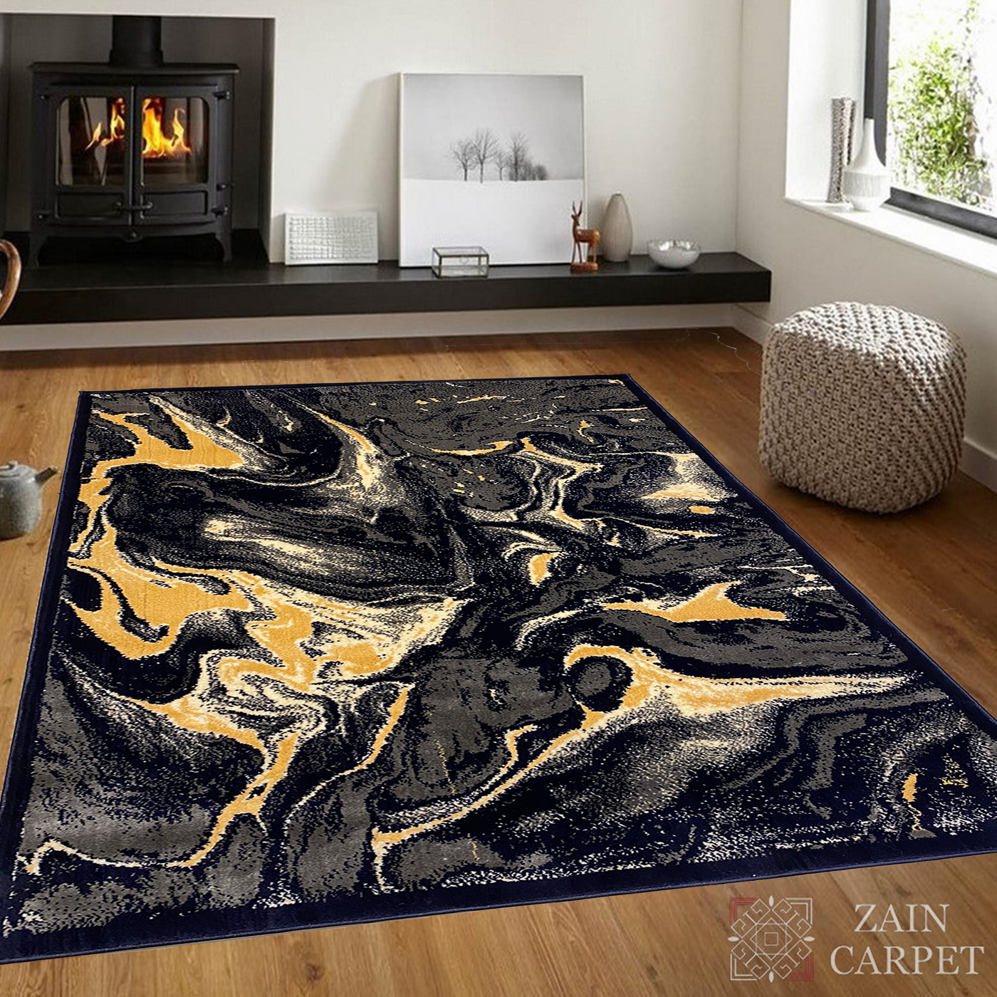 MODERN POLYPROPYLENE YARN RUG