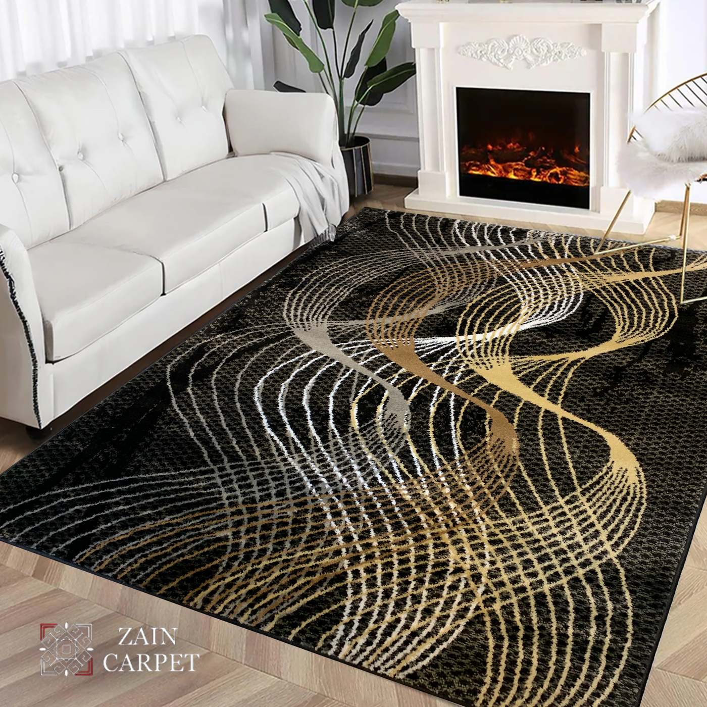 MODERN POLYPROPYLENE YARN RUG (Article#142)