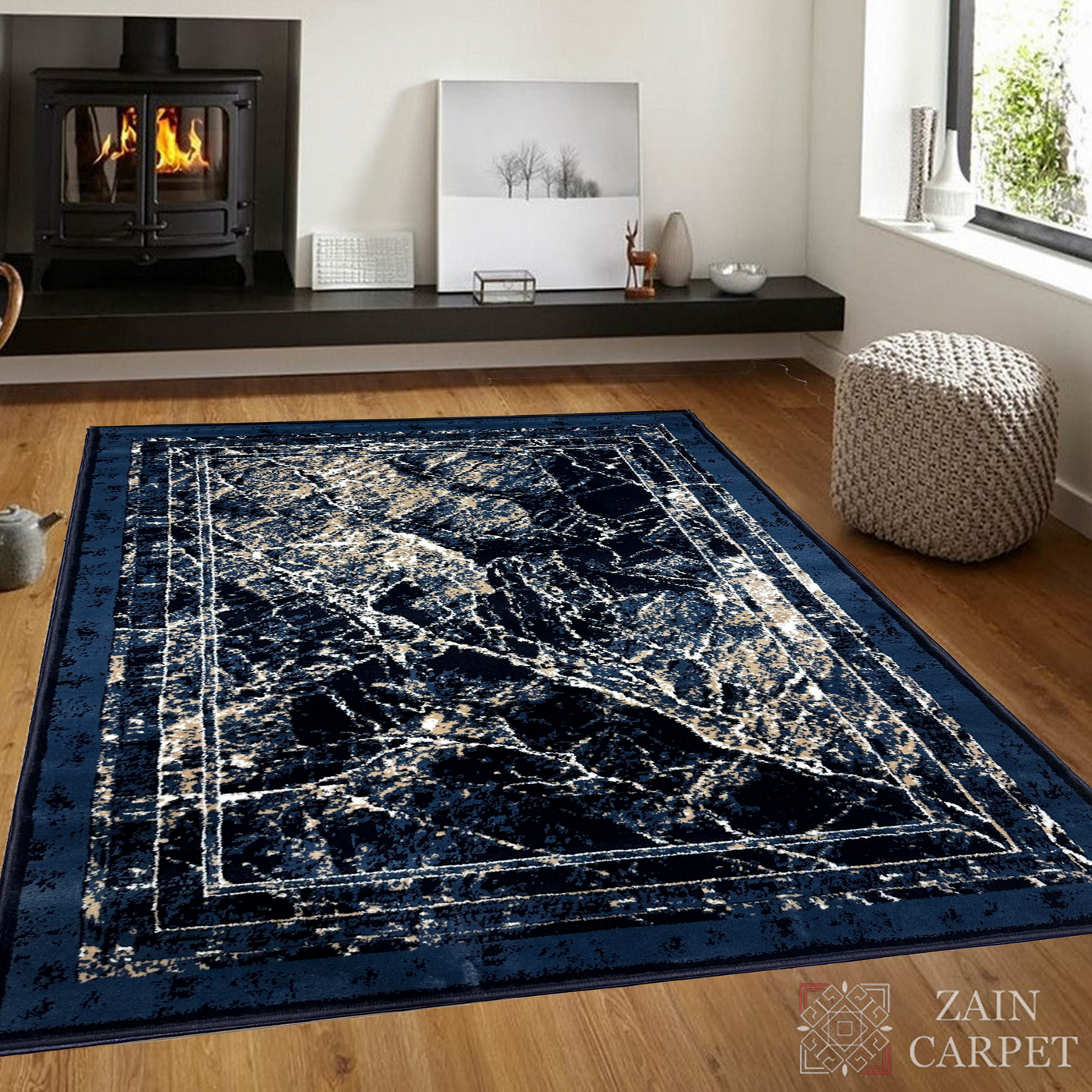 MODERN-POLYPROPYLENE YARN RUG