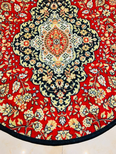 TRADITIONAL PRINT ROUND RUG