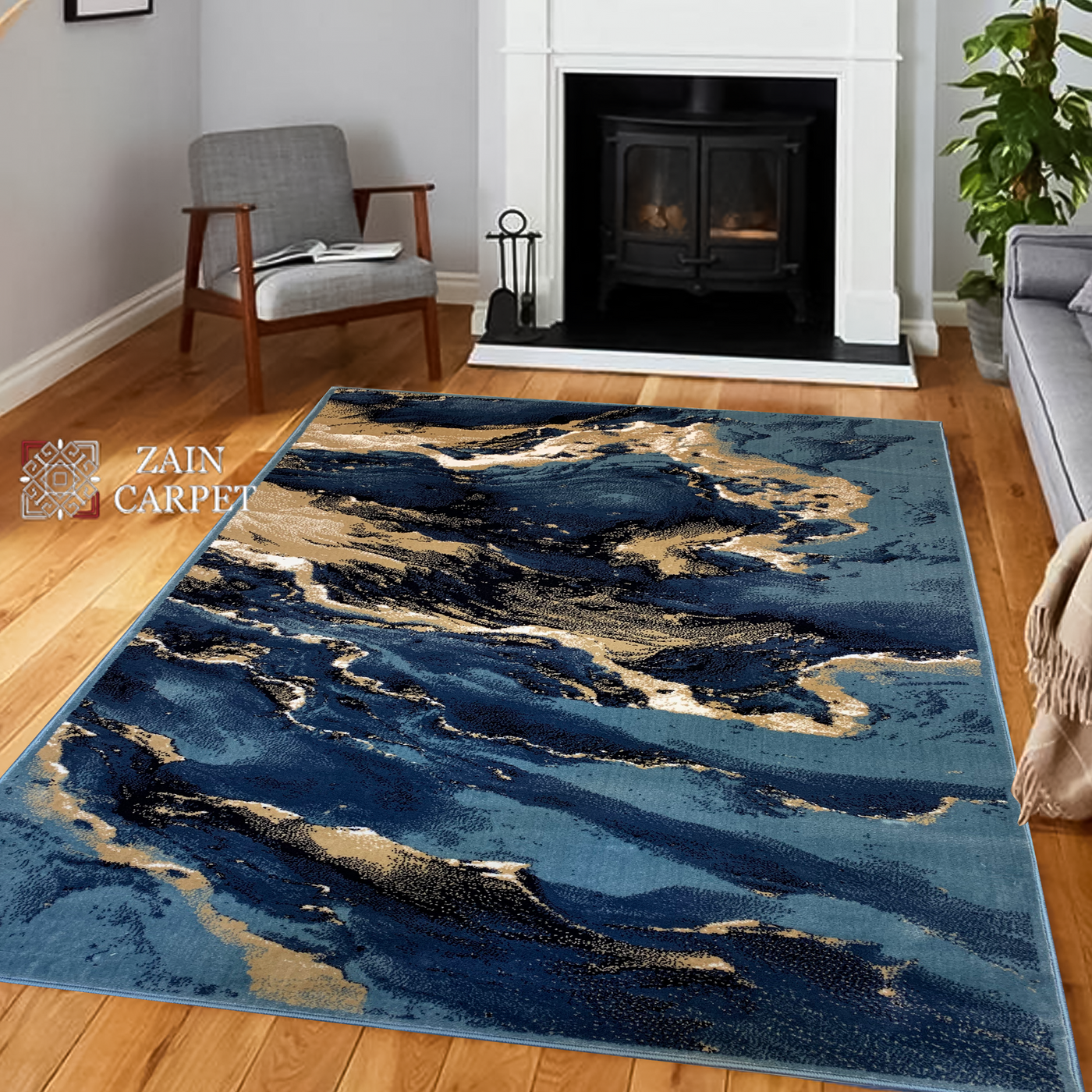 MODERN POLYPROPYLENE YARN RUG (Article-X10)