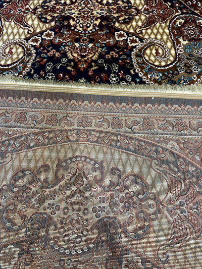 TRADITIONAL-POLYPROPYLENE YARN RUG ANTIQUE(DARK BLUE)