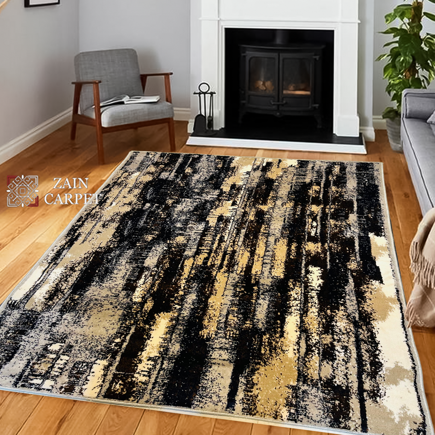 MODERN-POLYPROPYLENE YARN RUG