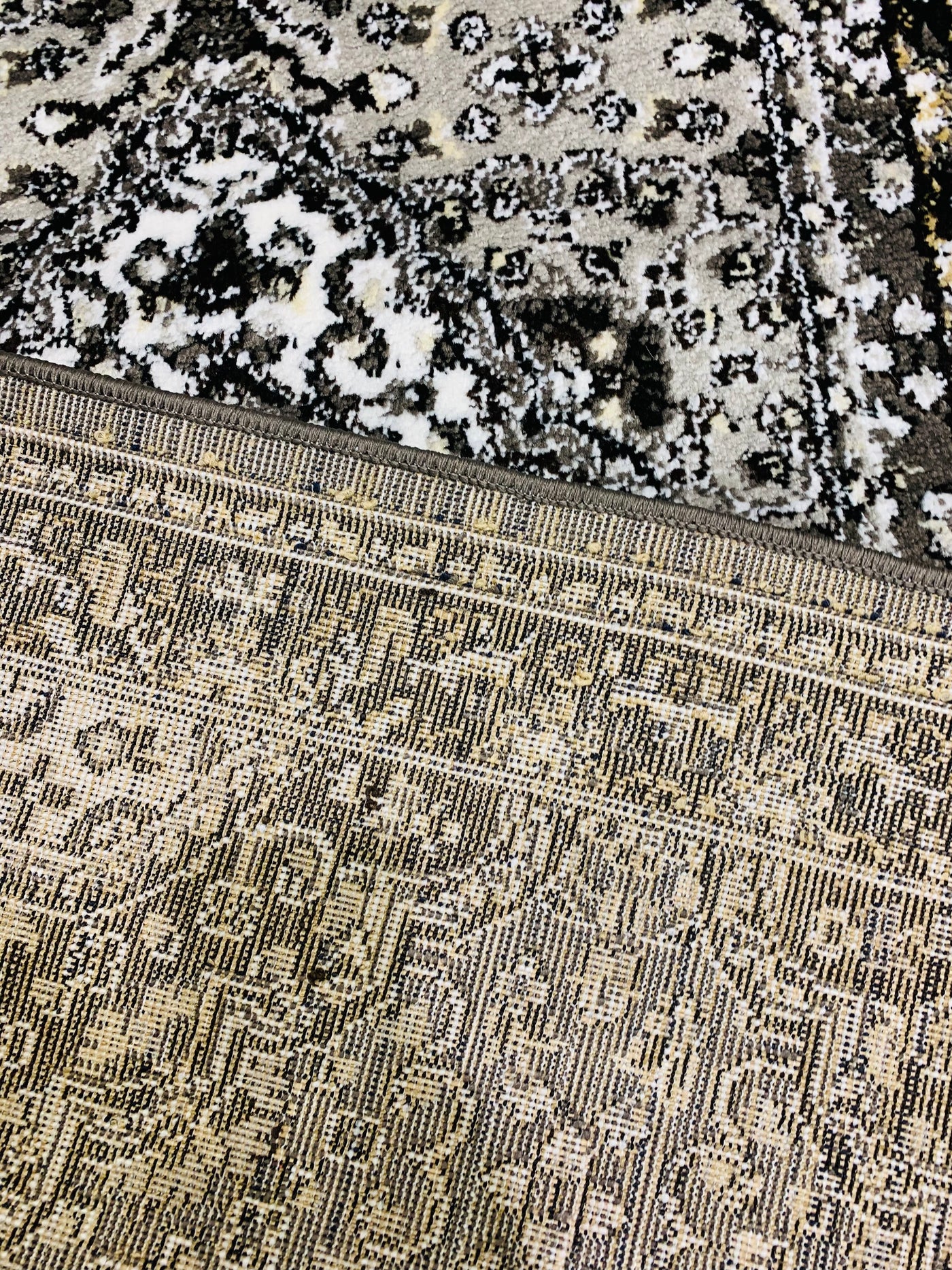 Grey-Persian Polypropylene Runner 2.6 Ft Width X 6.6 Ft Length