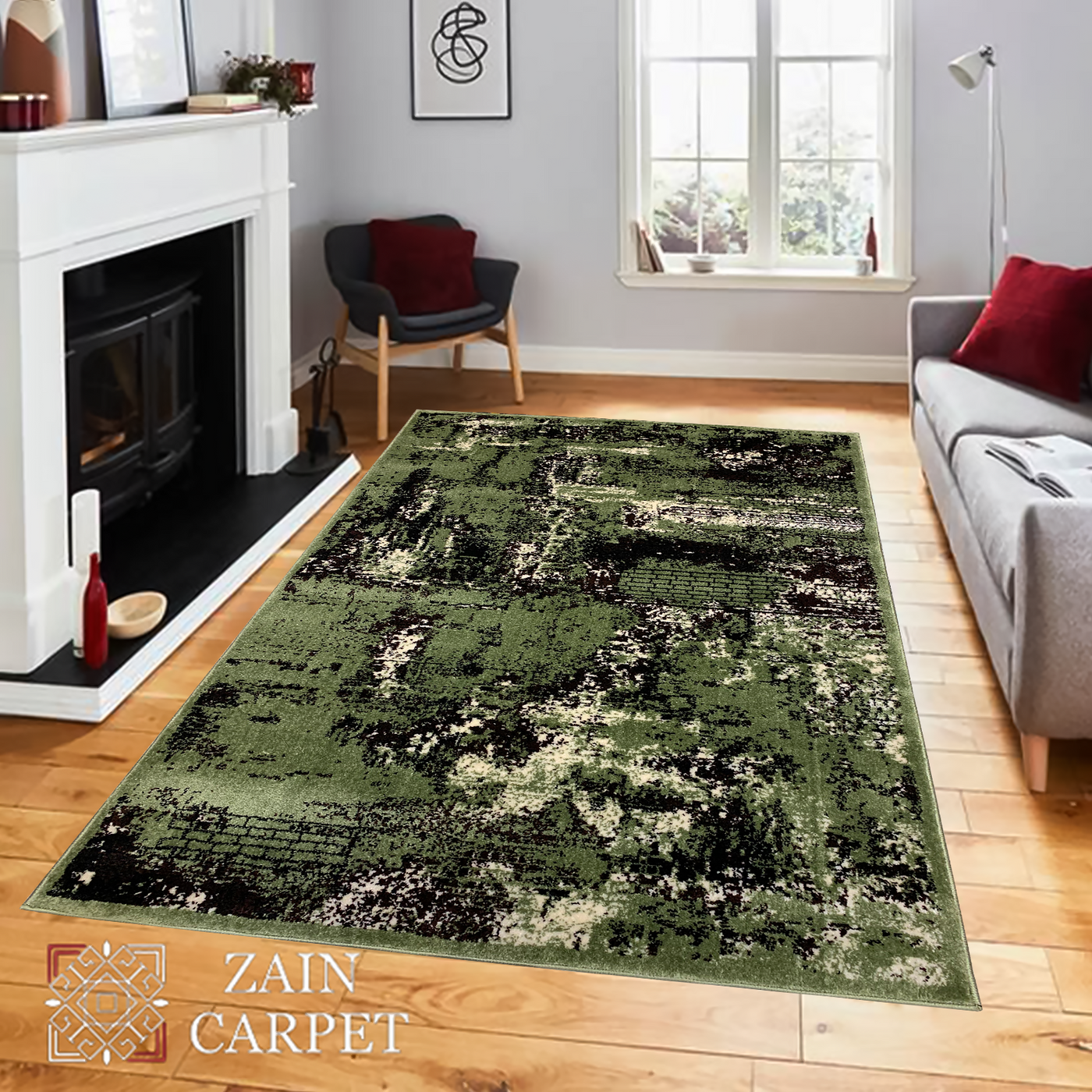 MODERN POLYPROPYLENE YARN RUG (Article#FxB29)