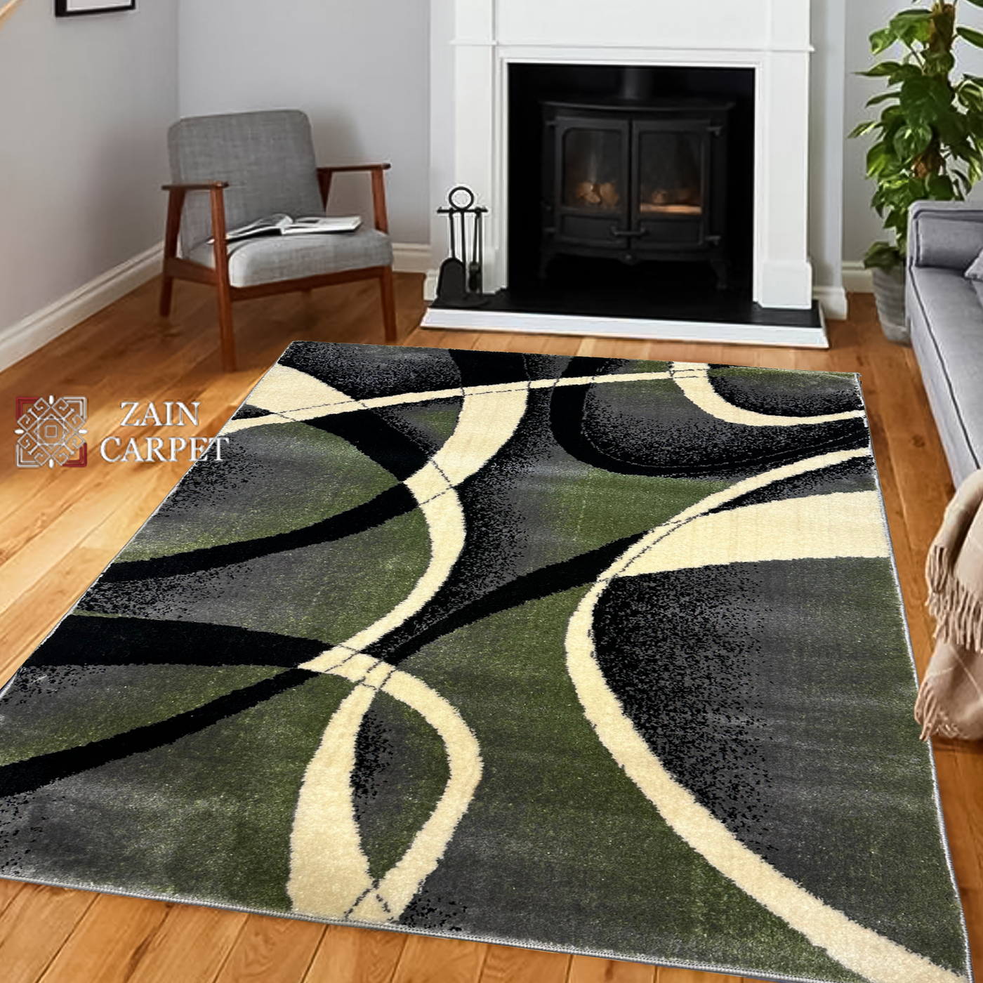 MODERN-POLYPROPYLENE YARN RUG
