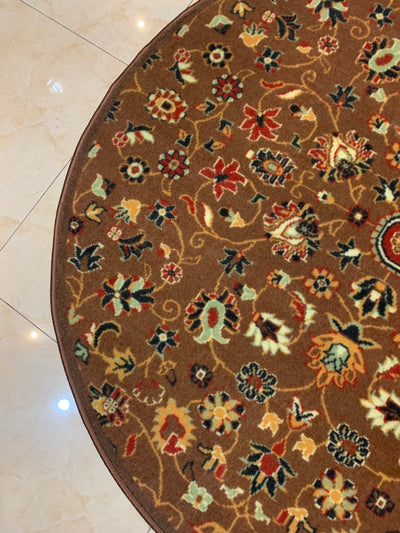 TRADITIONAL PRINT ROUND RUG