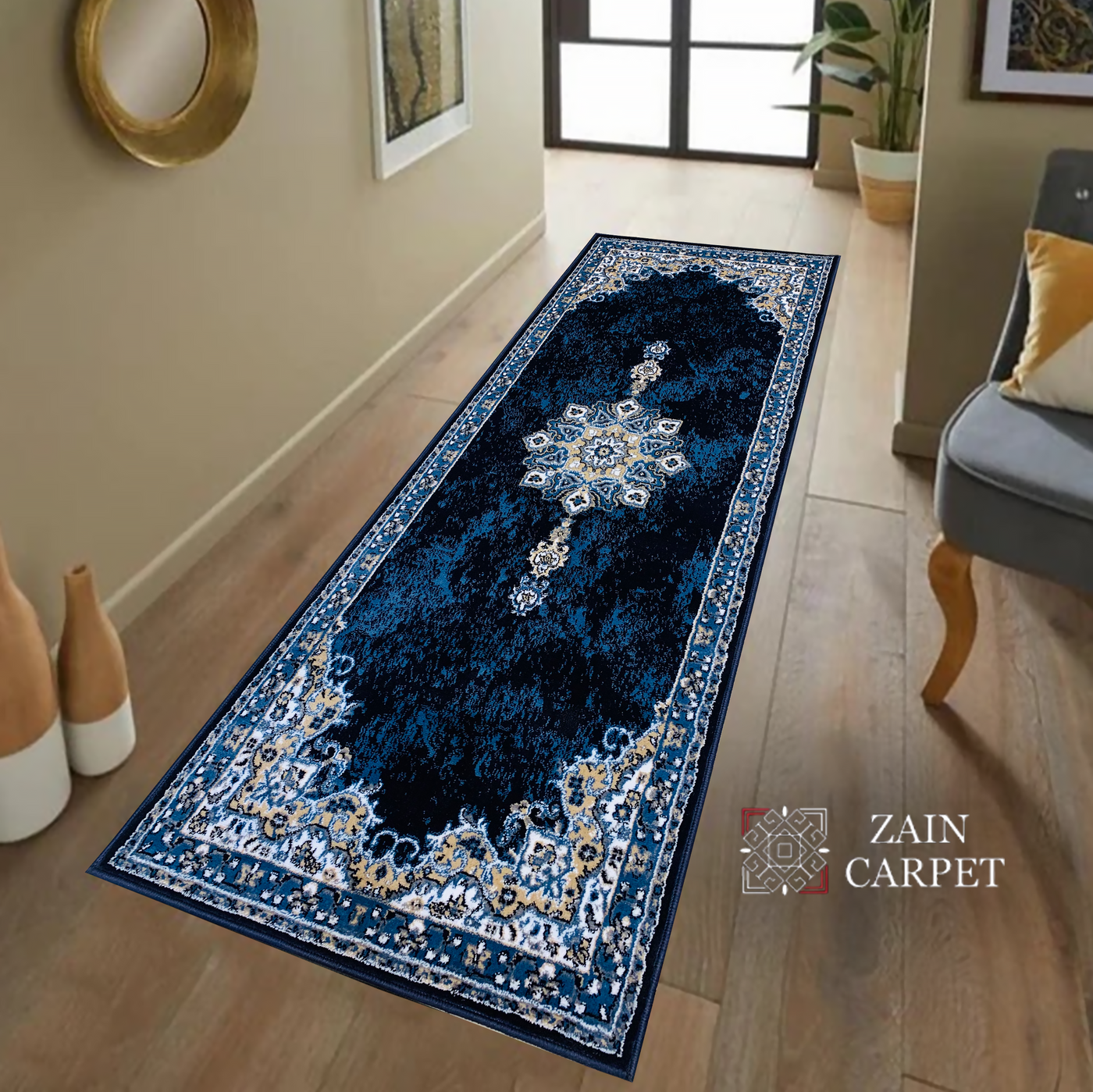 Persian-Polypropylene Runner 2.6 Ft Width X 6.6 Ft Length