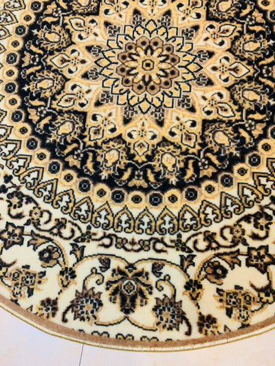 TRADITIONAL PRINT ROUND RUG
