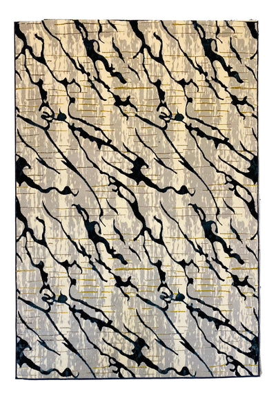 MODERN SHINING-POLYPROPYLENE YARN RUG (BLUE)