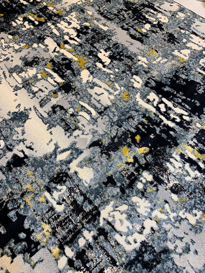MODERN SHINING-POLYPROPYLENE YARN RUG (BLUE)