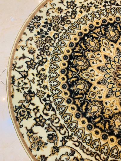 TRADITIONAL PRINT ROUND RUG