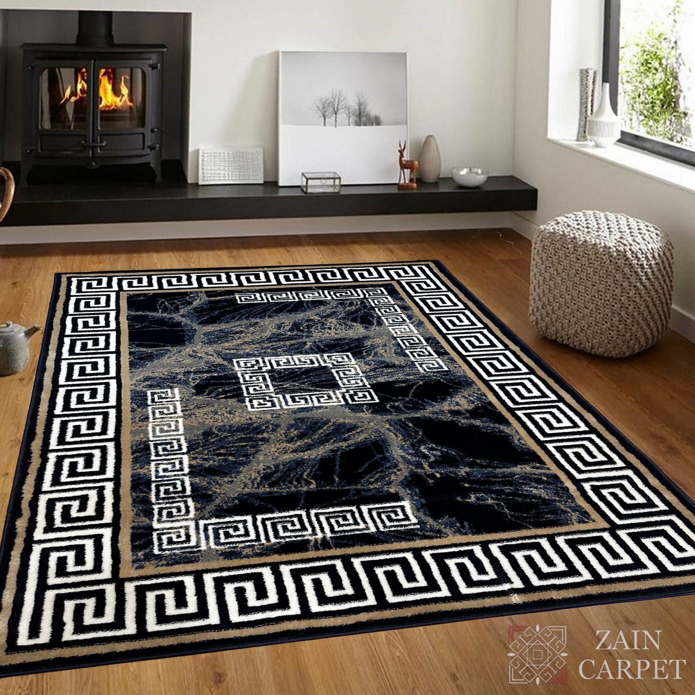 MODERN-POLYPROPYLENE YARN RUG