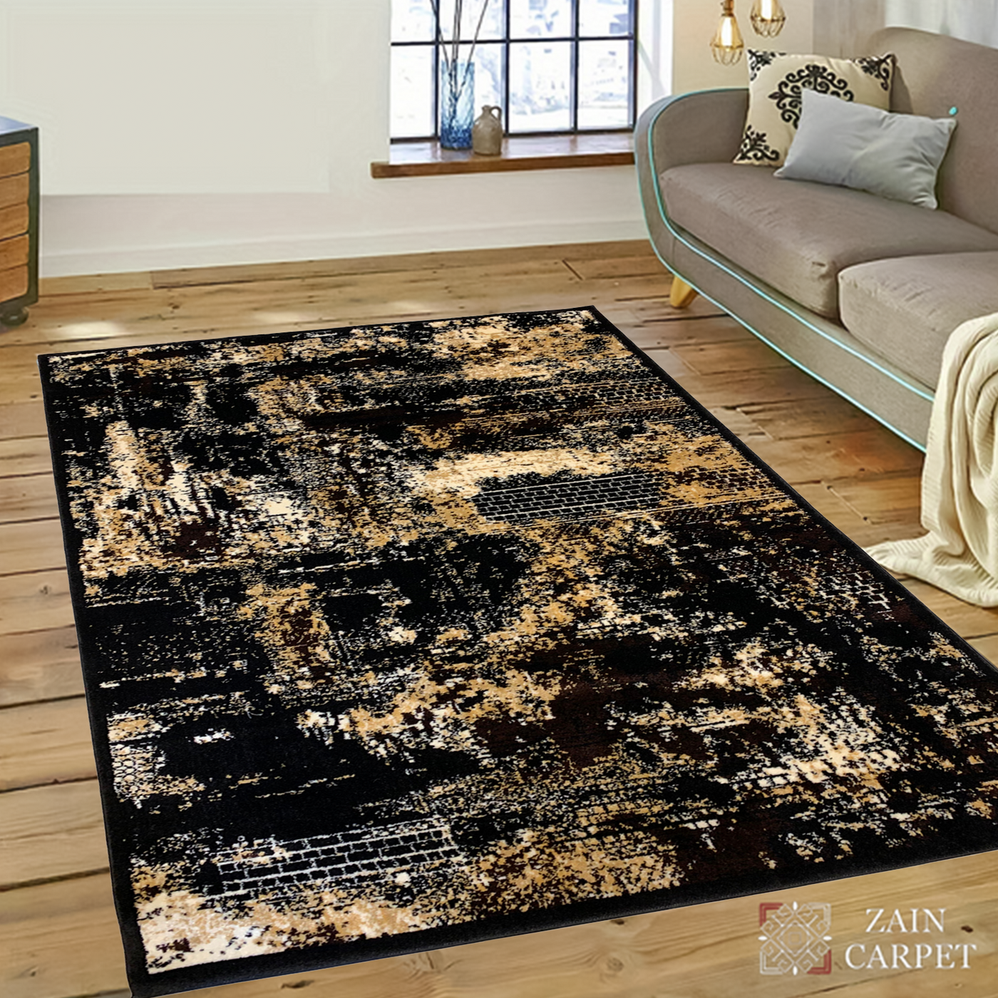 MODERN -POLYPROPYLENE YARN RUG