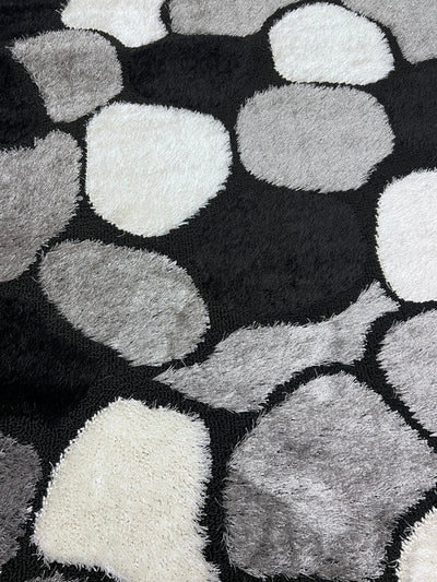 IMPORTED TURKISH-EMBOSSED SHAGGY RUG