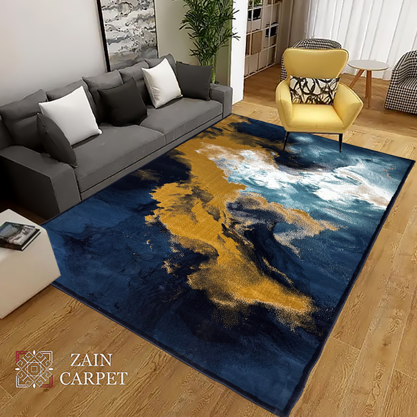 MODERN -POLYPROPYLENE YARN RUG