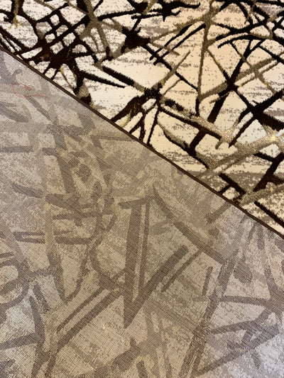 MODERN SHINING-POLYPROPYLENE YARN RUG (BROWN)